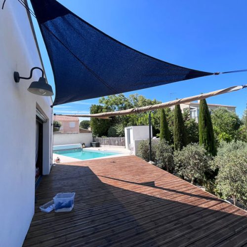 Voiles d’ombrage et pergolas à Béziers